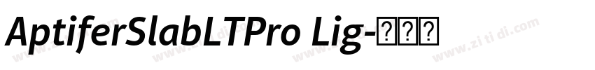 AptiferSlabLTPro Lig字体转换